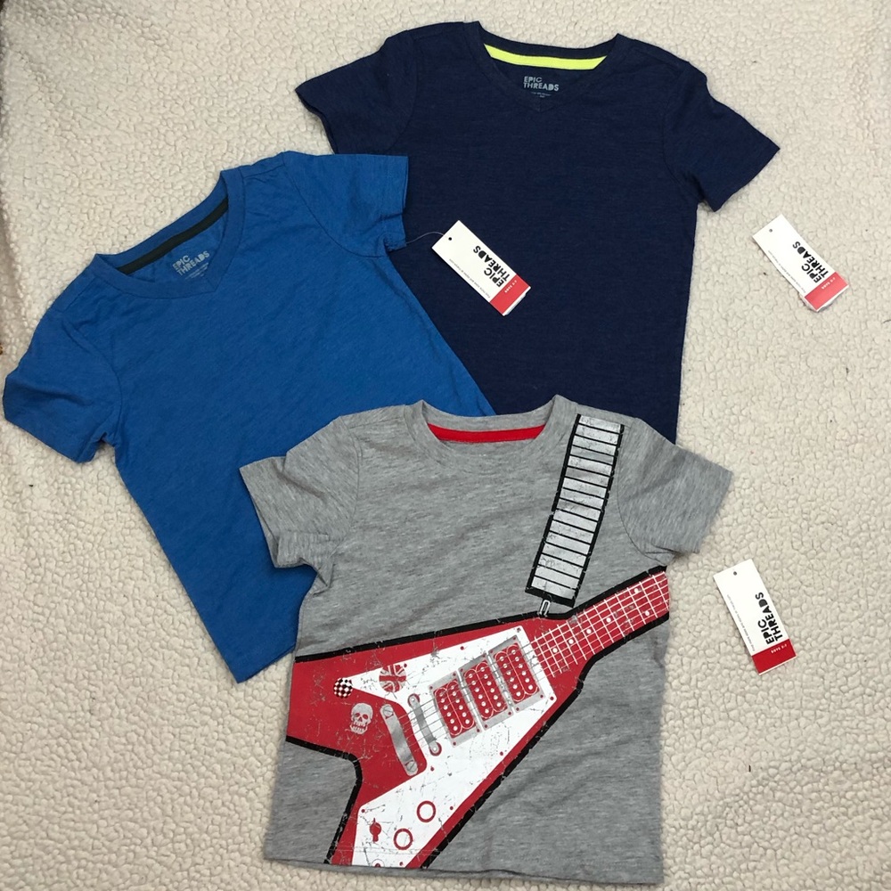 **SOLD** NWT Cute Boys Tees! Epic Threads